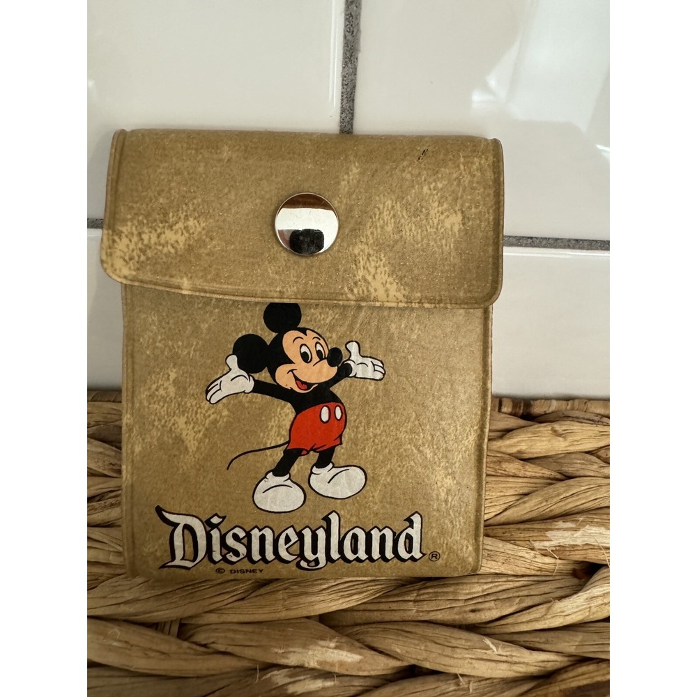 Vintage Disney MICKEY MOUSE ‎ WALLET 1971 WALT DISNEY WORLD